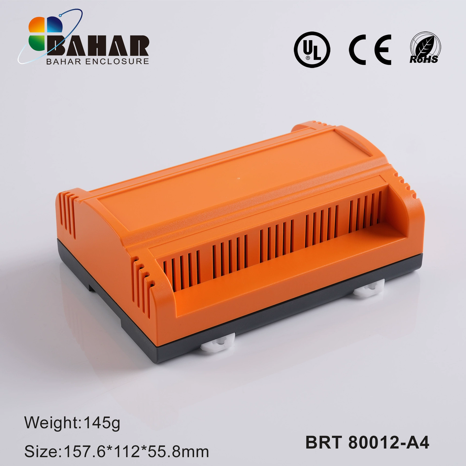 ABS огнестойкий материал температурный контроллер корпус PLC Промышленный блок управления приборами и направляющие Bahar BRT80012