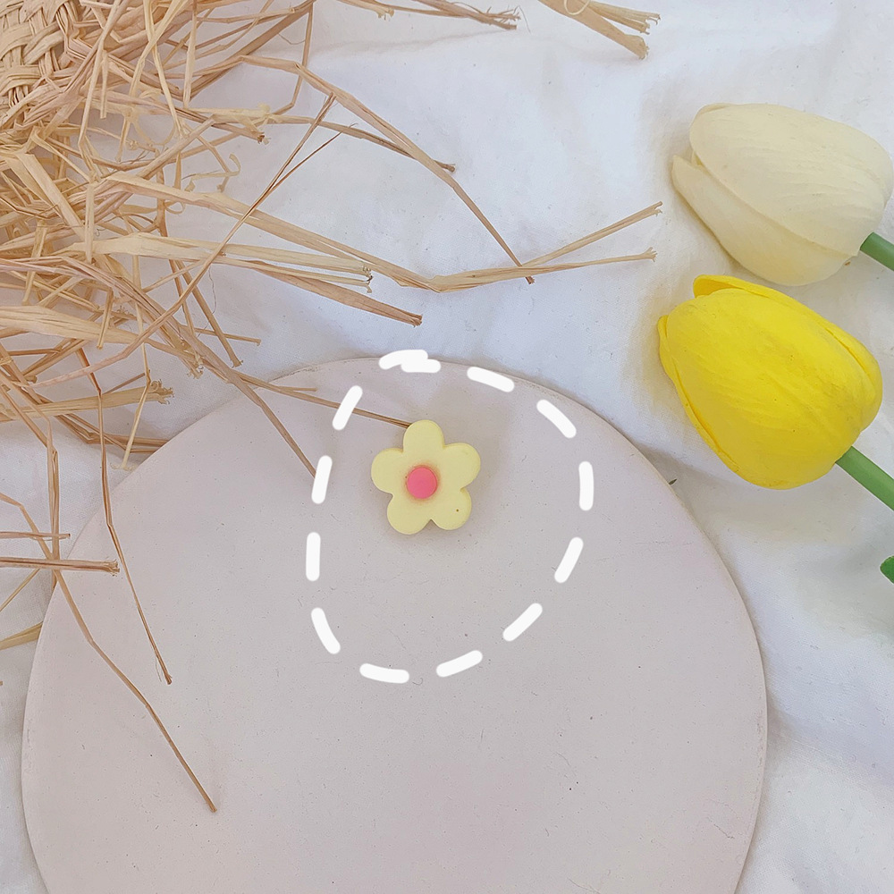 Japonés y Coreano ins broche de La Flor linda chica corazón pin bolsa colgante Internet celebridad ramillete color caramelo adornos Accesorios