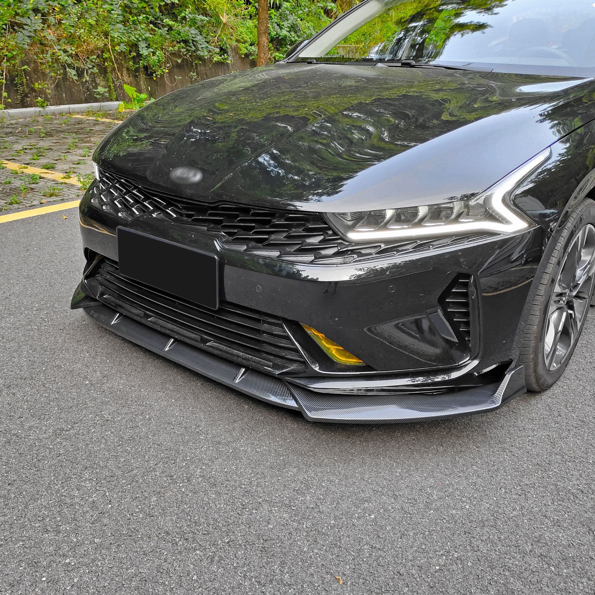 Cross-Border Applicable for 20-25 Kia K5 Kaiku Front Bumper Guard, Front Lip, Front Corner Trim, Small Body Kit, and Sports Package