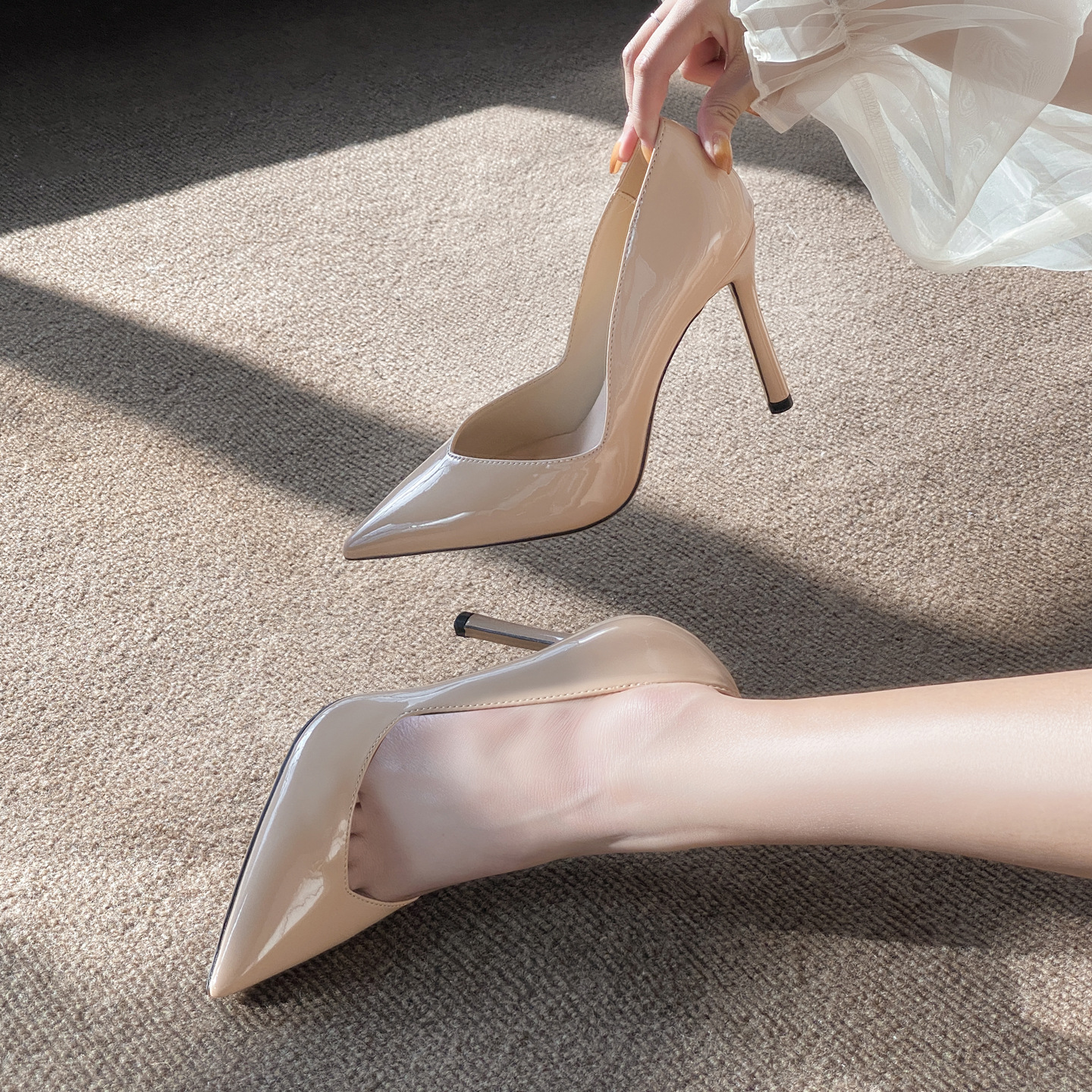 Nude powder (heel height 10cm)