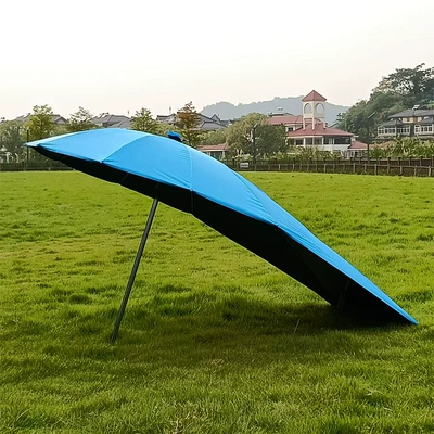 Umbrella, Sun Protection Canopy, Umbrella | Elektromobil üçün ön şüşə çətiri (günlük) - sky-blue-solid-color-extended-length-vinyl-single-umbrella-default-item