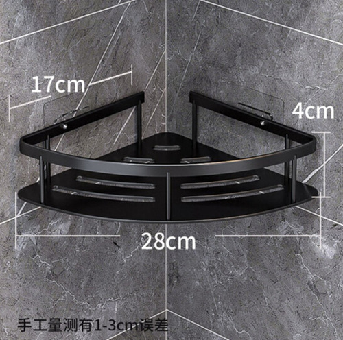 No punching space aluminum storage rack toilet bathroom tripod bathroom storage rack wall hanging toilet corner rack