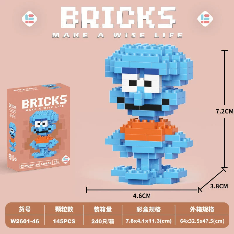 Mini Building Cartoon Doll (Lego) Constructor Toy, Assorted Models, 20–233 pcs, Gift