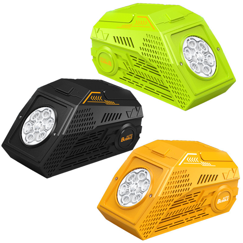 Burbujas eléctricas transfronterizas soplando burbujas de sueño escenario de luces sonoras frescas máquina de burbujas de sonido chatarra juguetes para niños al por mayor