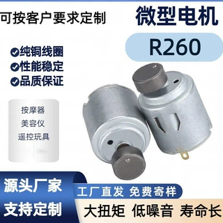 R260偏心轮微型直流电机 按摩器震动马达 美容仪直流电机源头厂家