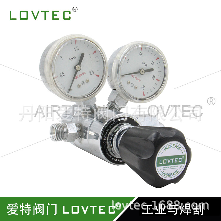 不锈钢双极减压器 高压流量氧气调节器 氧气瓶瓶阀医用氧气减压阀