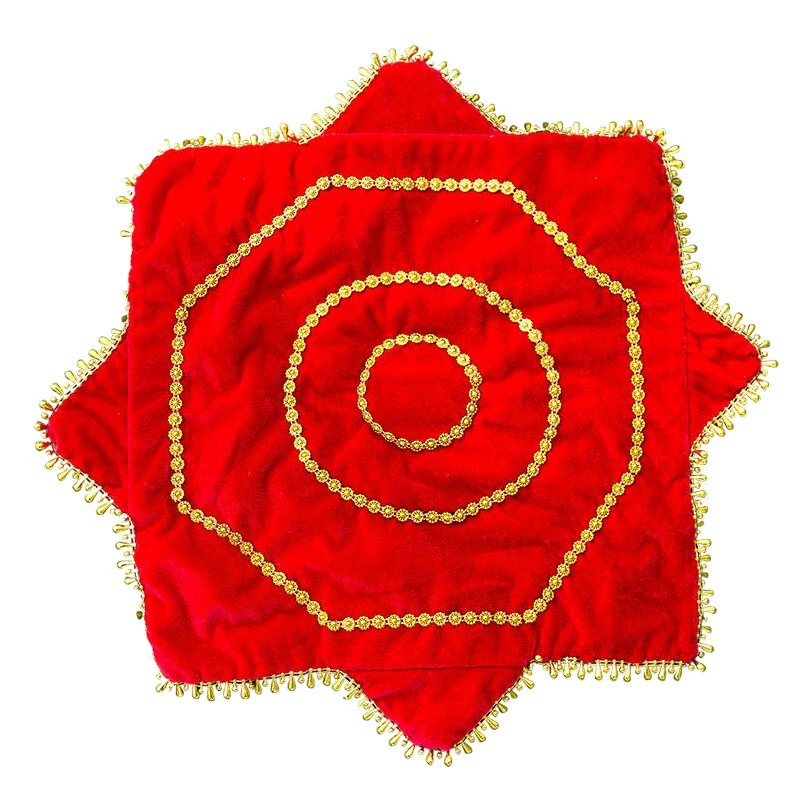 Танцевальный Шелковый цветок северо-восток Янко Эррен квадратный Взрослый Детский экзамен восьмиугольное полотенце танцующий красный носовой платок