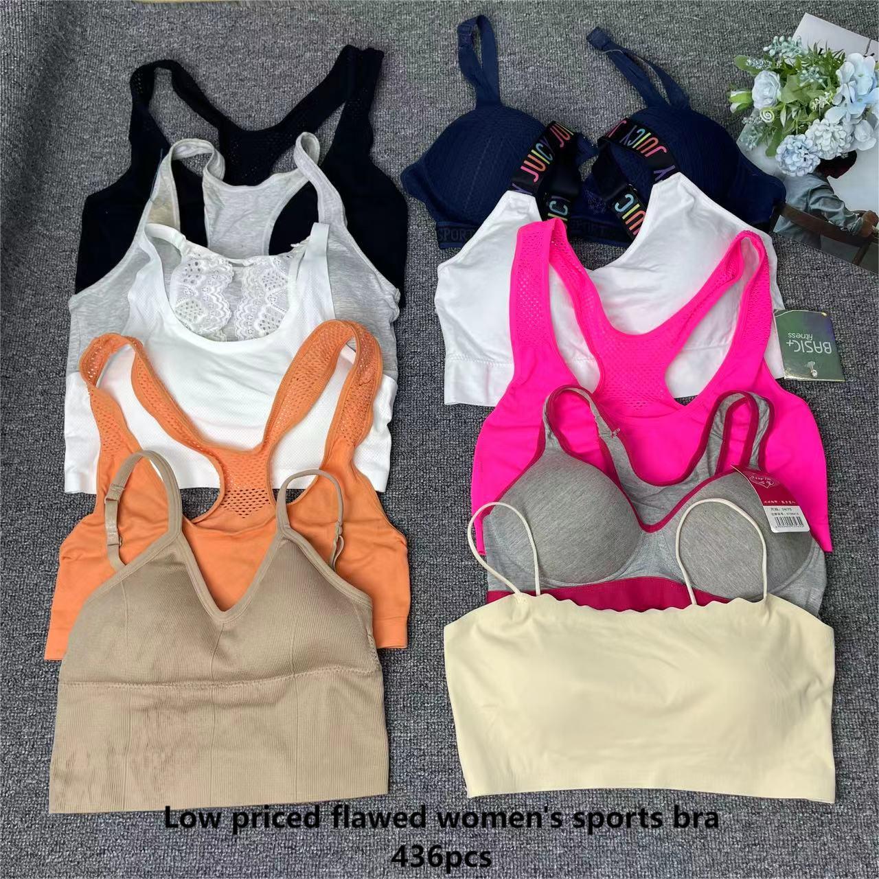 Diverso belleza de nuevo más vendido ropa interior de comercio exterior al por mayor estilo deportivo Inventario bajo precio despacho procesamiento defecto teñido