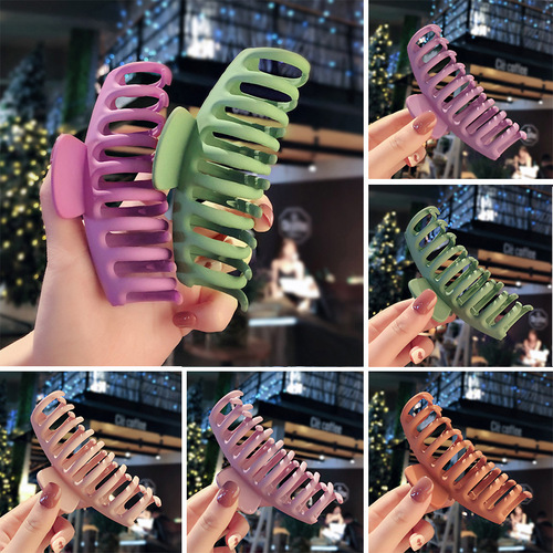 French claw clip elegant temperament shark clip large size occipital hair clip Korean style shower hair pin hair clip