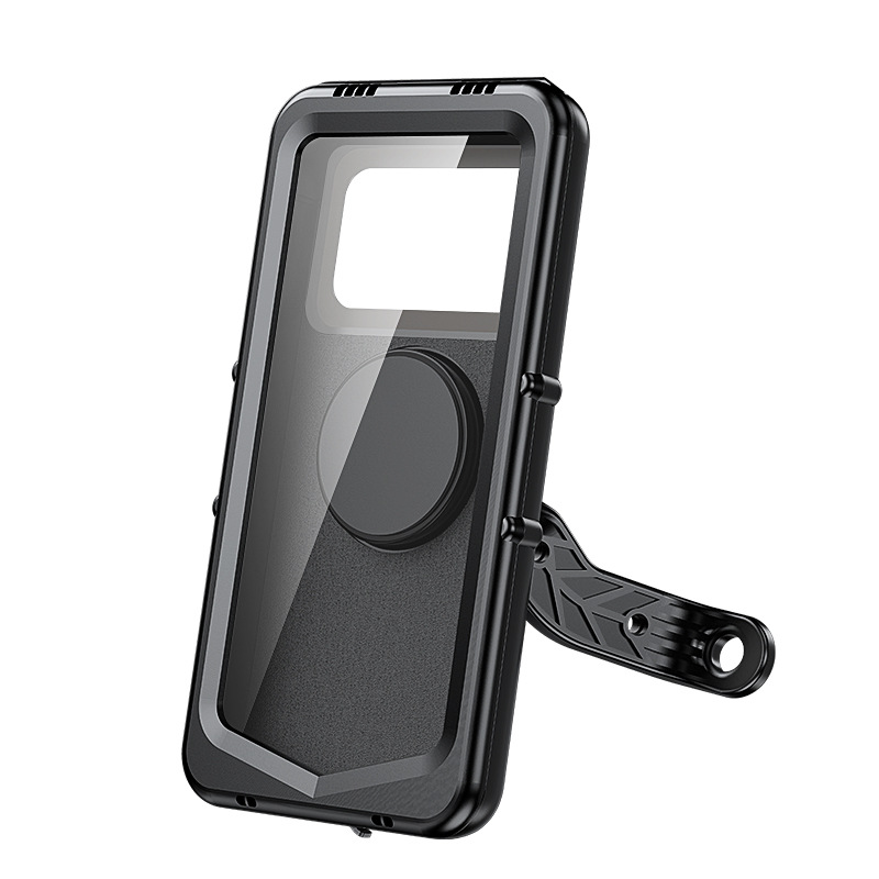 Nueva batería eléctrica motocicleta teléfono móvil rack llevar a cabo ciclismo navegación bicicleta anti-vibración impermeable soporte de teléfono móvil