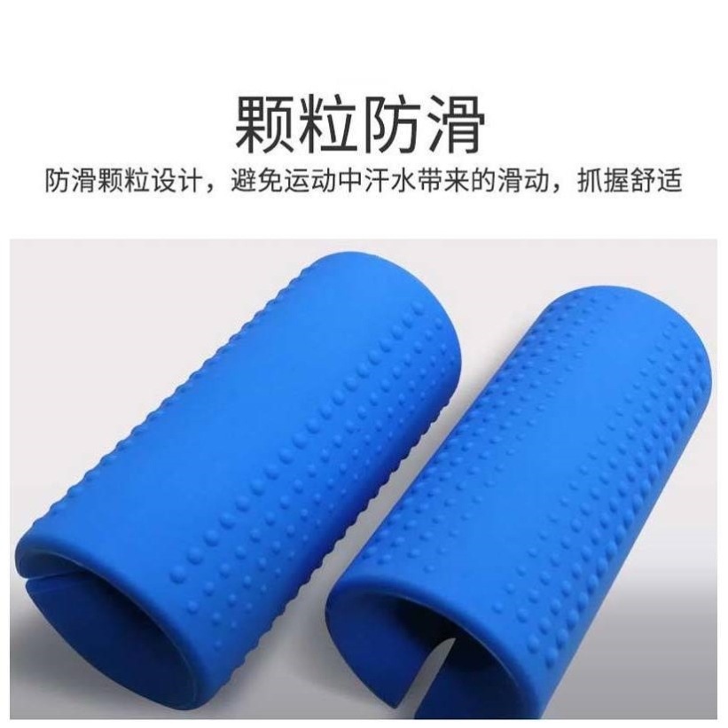 Manufacturer Can Print Logo Anti-Shatter and Anti-Fall Silicone Dumbbell Cover Gym Weightlifting Barbell Handle Cover Dumbbell Anti-Slip Cover