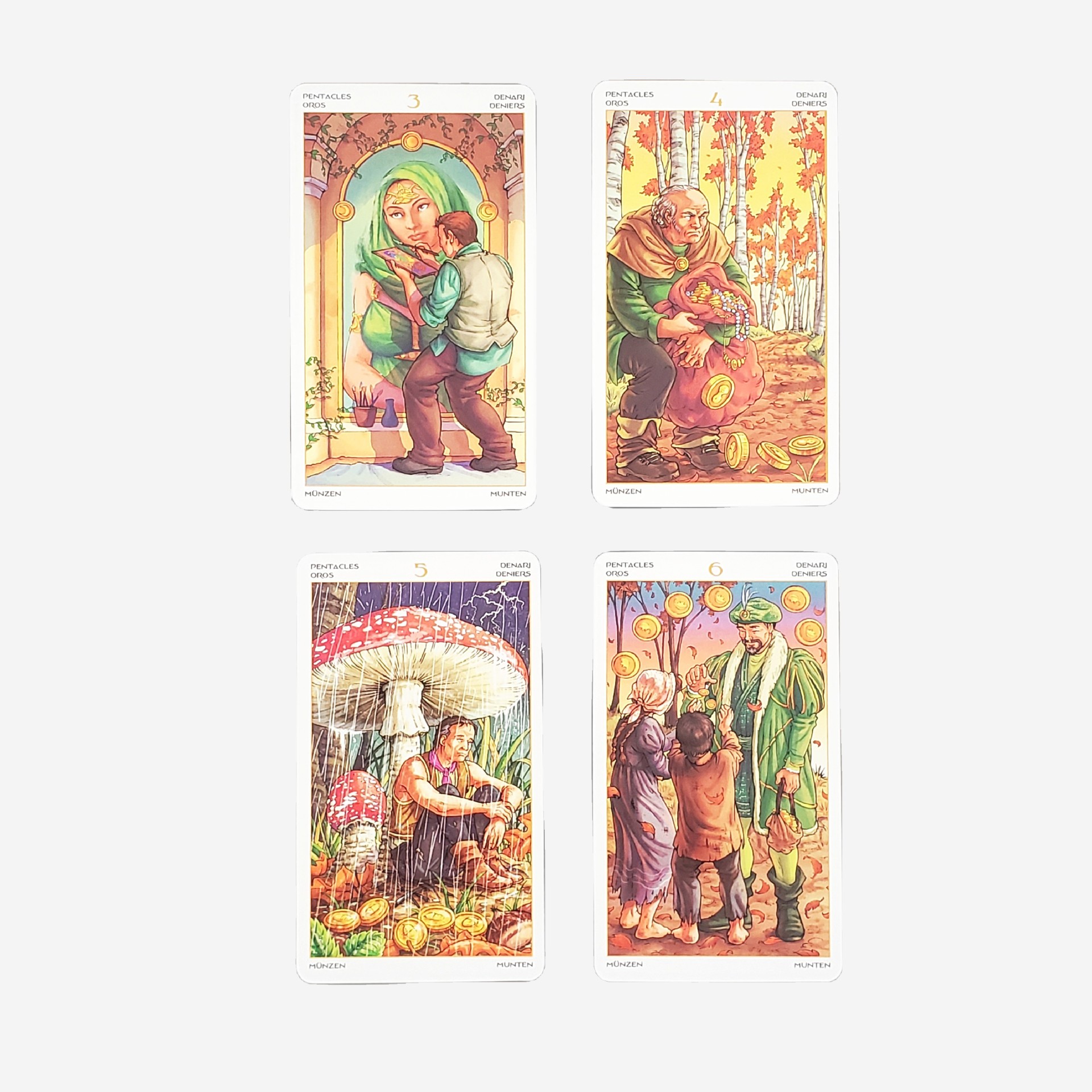 Wheel Of The Year Tarot Card Deck Party Game For Tarot Enthusiasts_voghion.com