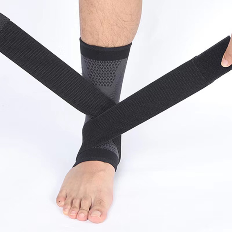 Tobillera de Fijación Deportiva de Poliéster, Transpirable y Ajustable para Baloncesto y Deportes
