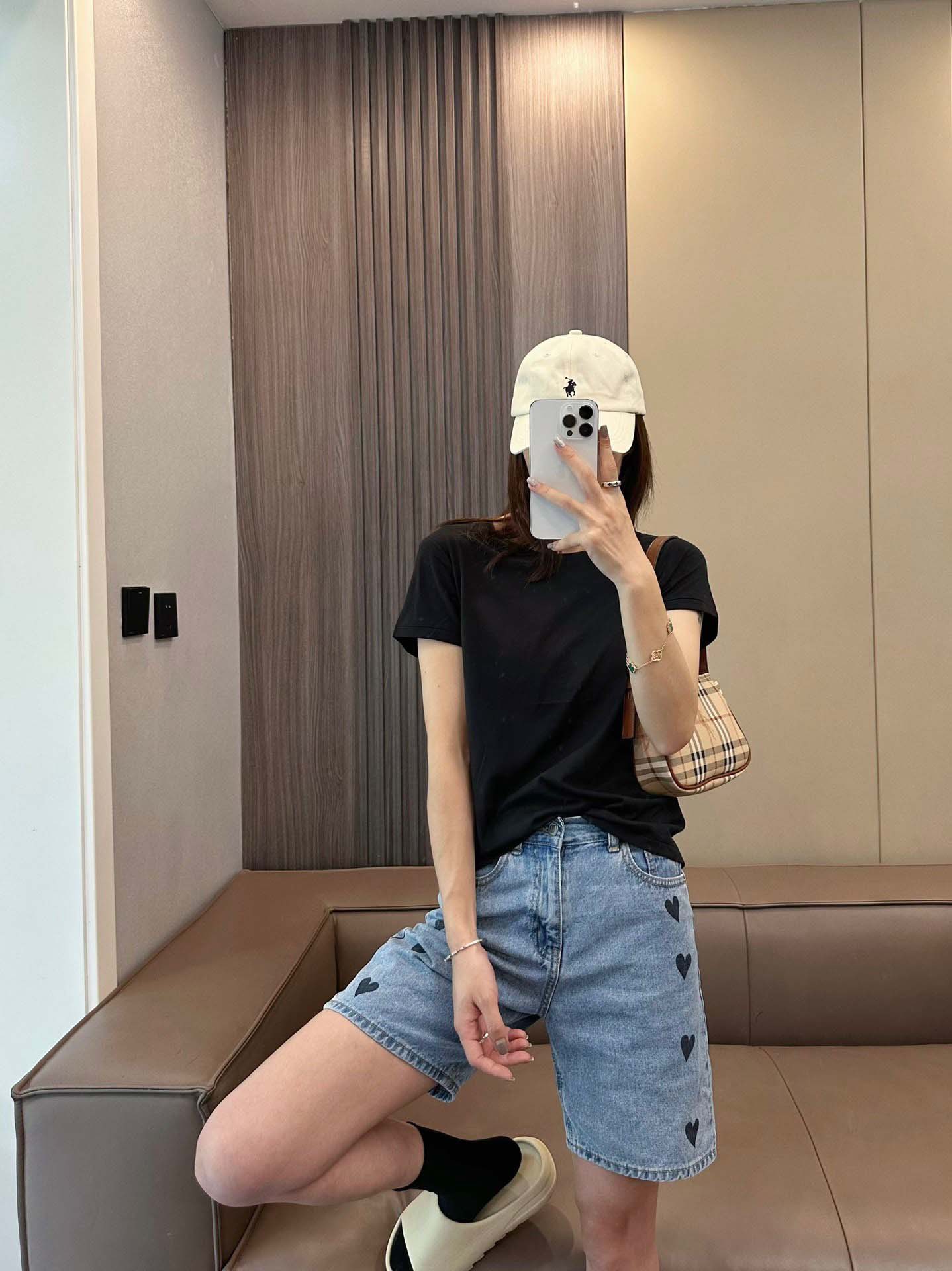 2024年ベーシックモデル ポニーロゴ刺繍入り ラウンドネック 半袖Tシャツ レディース カジュアル 万能トップス トレンドブランド シンプルスタイル