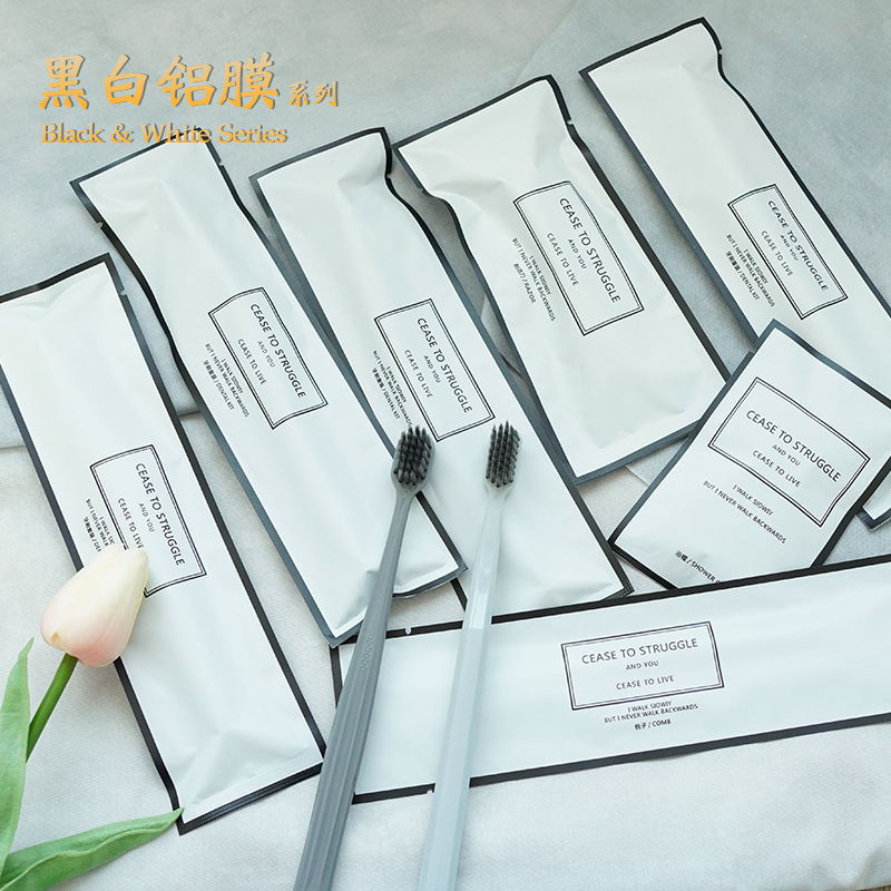 酒店一次性牙刷牙膏套装二合一宾馆民宿客房洗漱六小件酒店用品