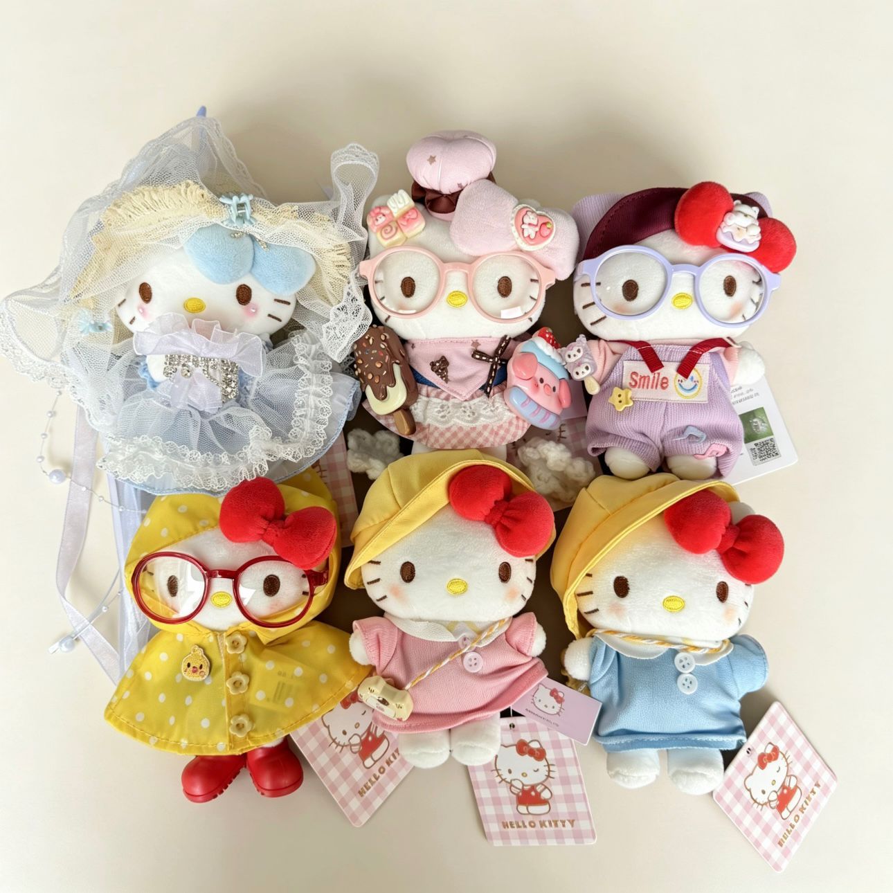 【正版】Hellokitty花小兔kt猫挂件玩偶送女生三丽鸥挂件礼物批发