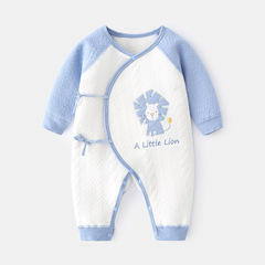 Baby Warmth Onesie with Interlayer Cotton for Newborns and Infants - Autumn and Winter Version, Boneless Climbing Suit for Newborns