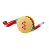 Cartoon telescopic cute handheld charging cable, three in one