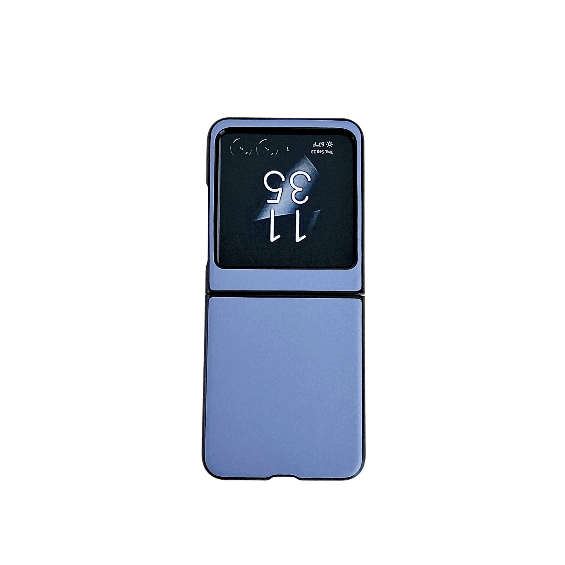 Adatto per Motorola RAZR 60 Ultra 50 40 Ultra Nuova custodia per telefono pieghevole con texture in similpelle a tinta unita_voghion.com