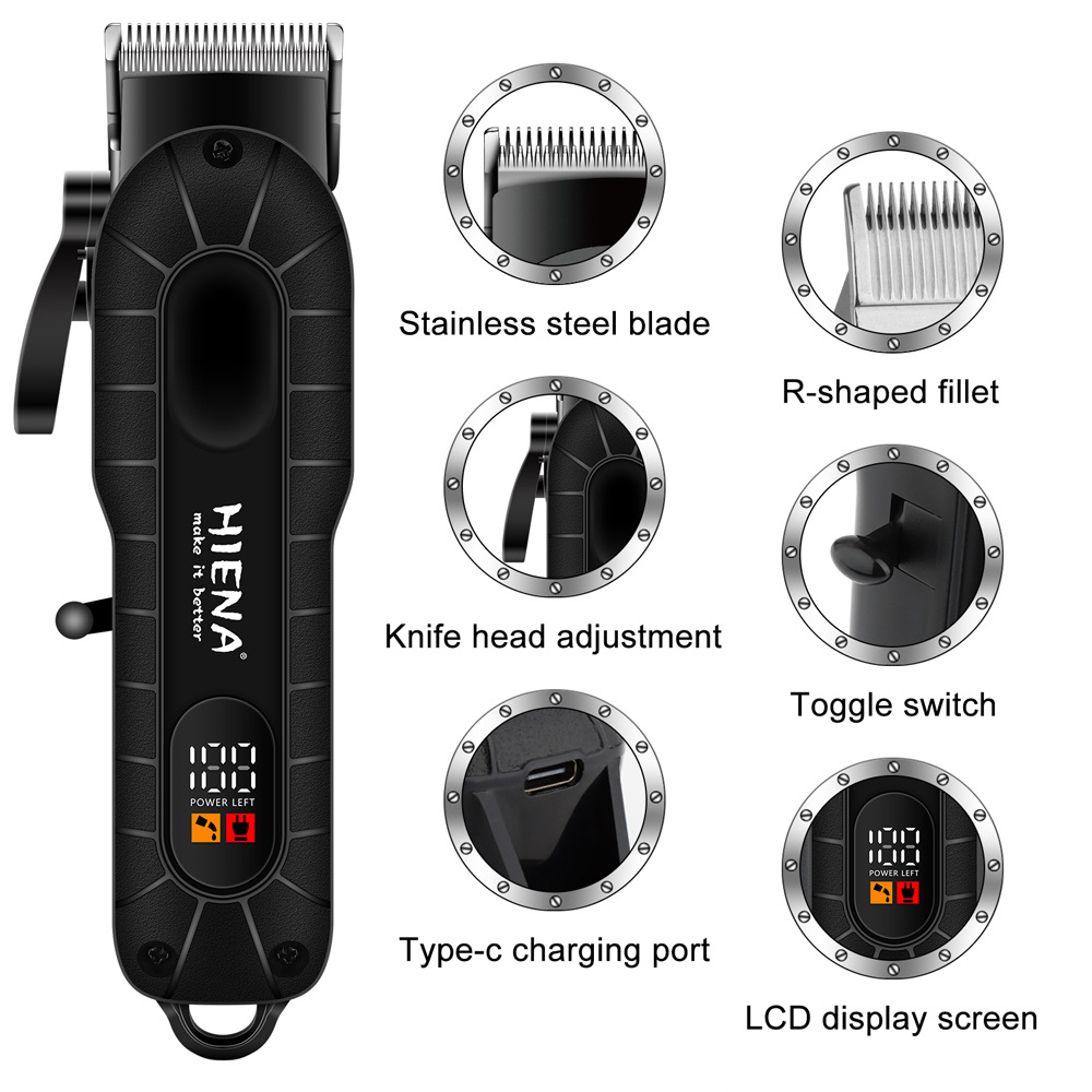 Electric Razor, Professional Haircutting Machine, Styling Scissors, Hair Carving Electric Trimmer, Bald Cutter, Hair Styling Trimmer, Barber-Specific