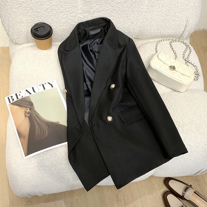 Women's Blazer 2026 Spring/Summer New Style Peacock Green Design Elegant Commuter High-End Women's Small Suit