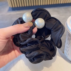 高级感珍珠大肠发圈女皮筋气质发饰简约高弹力扎头发头绳发绳头饰