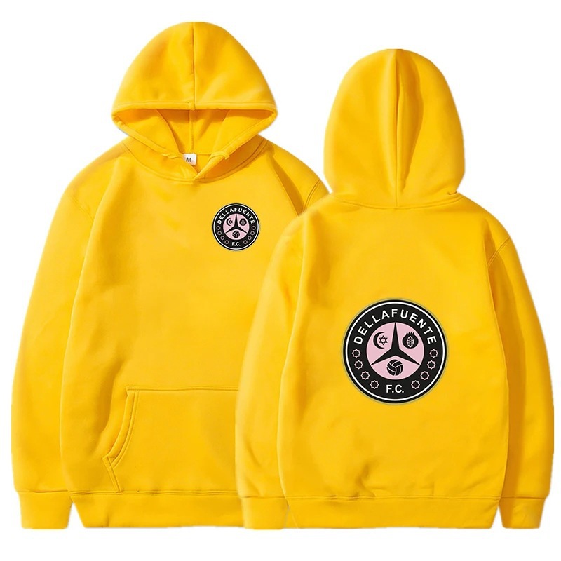 Dellafuente Gráfico Hoodie Autumn Men Women Long Sleeve Clot