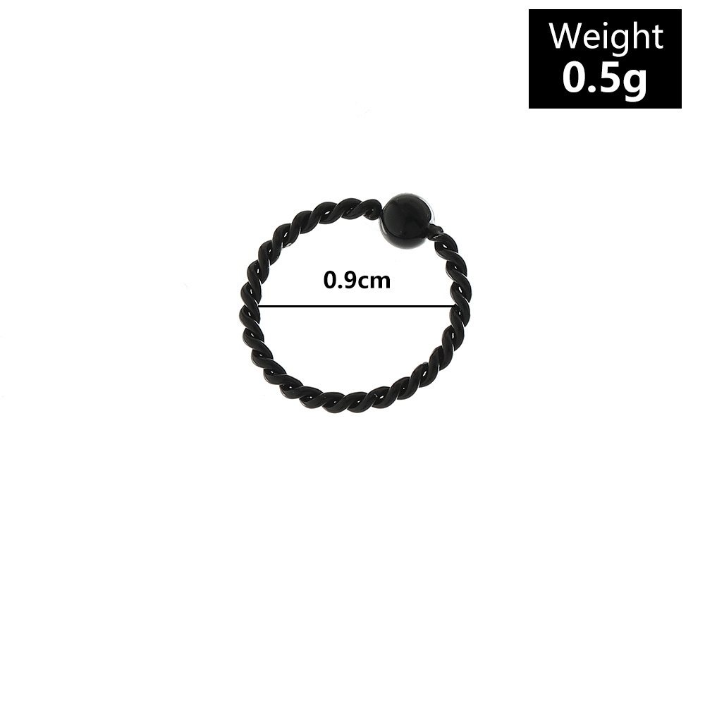 European and American creative non-pierced U-shaped nose clip