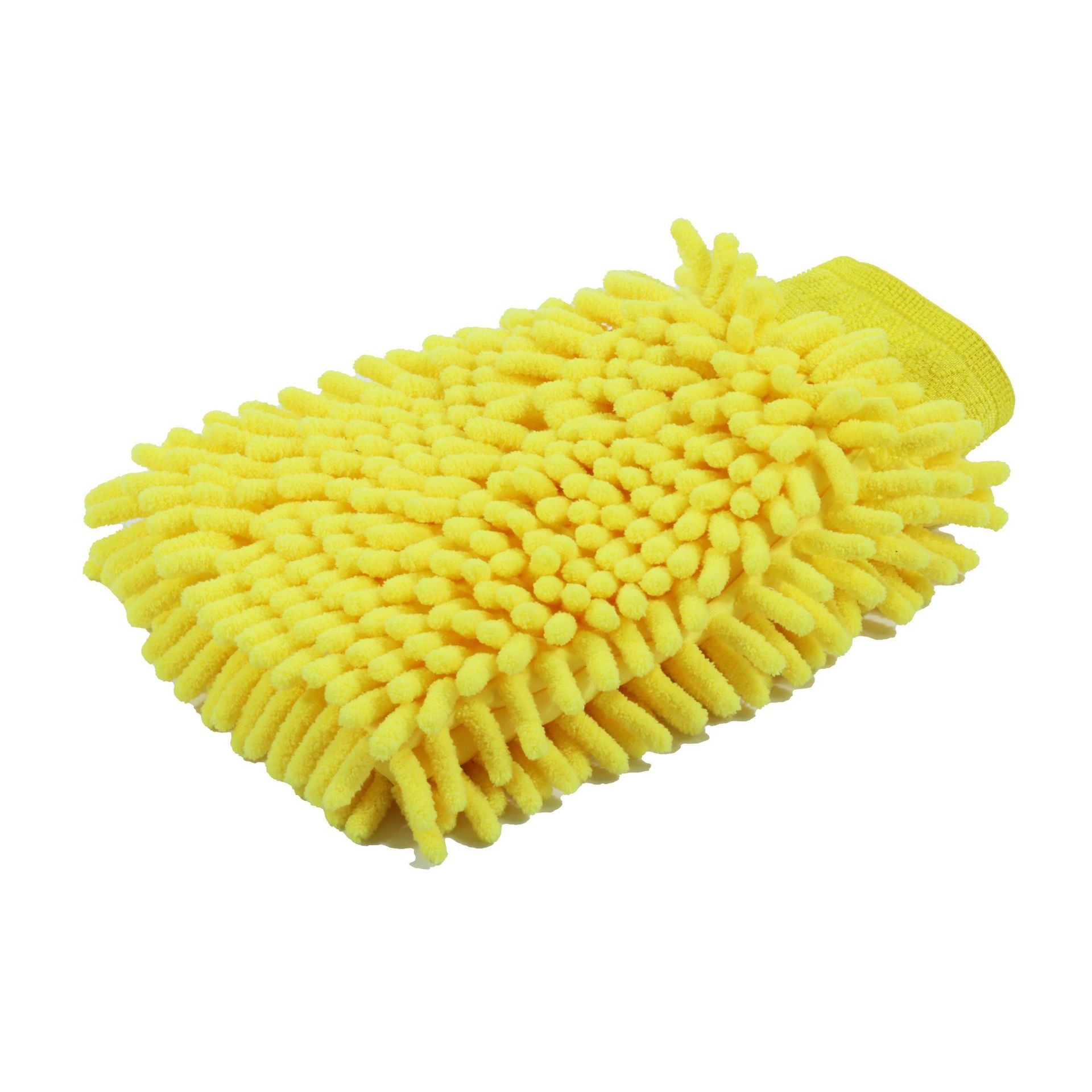 Xinxiili engrosada chenille guantes de lavado de coches guantes de espuma de terciopelo de coral terciopelo largo de una cara guantes de limpieza de coches de doble cara de terciopelo largo