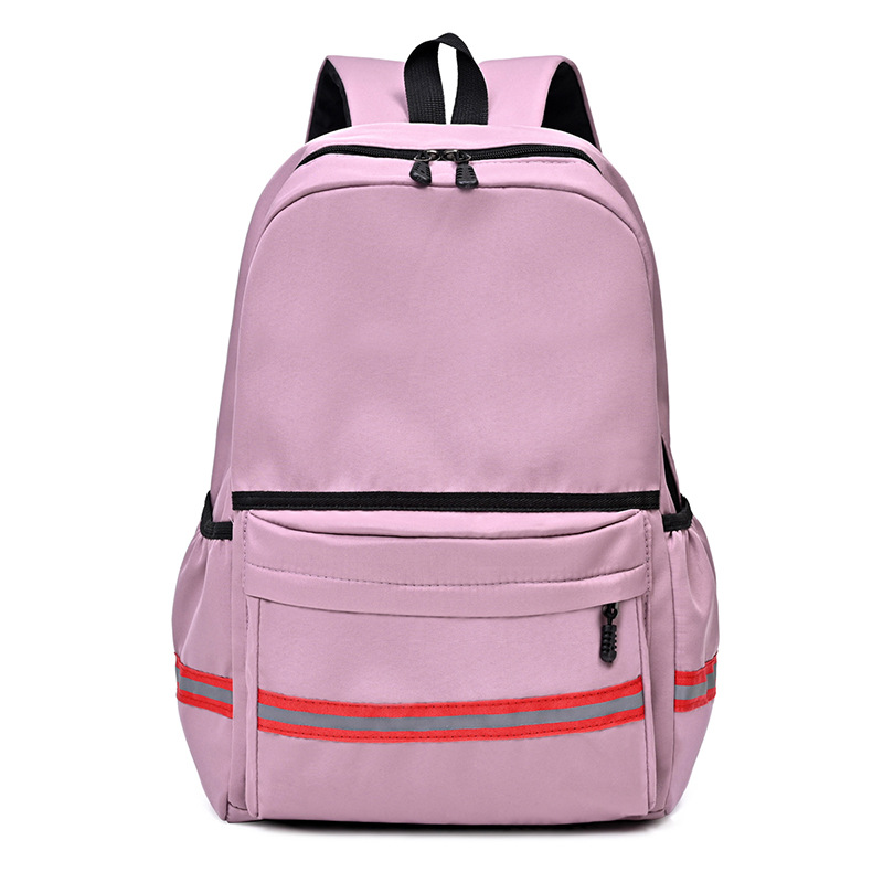 Mochila de nailon para hombres y mujeres de la marca de moda, estudiante de secundaria de ocio, mochila escolar de gran capacidad, mochila de computadora ligera de viaje al por mayor