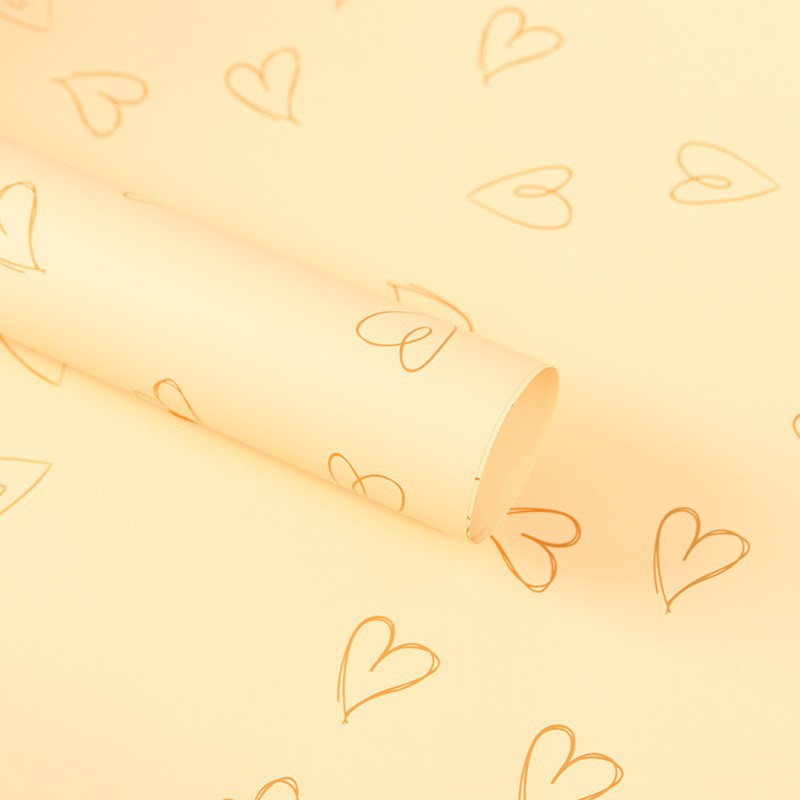 Papel de embalaje de flores Yiwu fábrica al por mayor ramo de rosas papel de embalaje de dos colores Ouya papel dulce papel impermeable