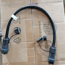 PCBLK6AWG�Դ��|-650mm-6AWG-��ɫ-PConnect2PIN02-UL2586