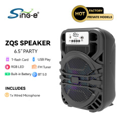 SING-E ZQS-6160 マイク付きスクエアダンスの第一選択 Bluetooth スピーカー屋外ショッピングモールホットセール製品