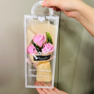 Goddess Festival Exclusive Gift Soap Rose Bouquet Gift Box for Mom Wholesale Romantic Gift Packaging Finished Products