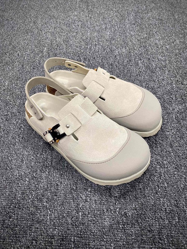 【ZCL】Boken Birkenstock Dホームジョイント包頭ミュールスリッパヌバックカーフスキン正規ワイドバージョン|undefined