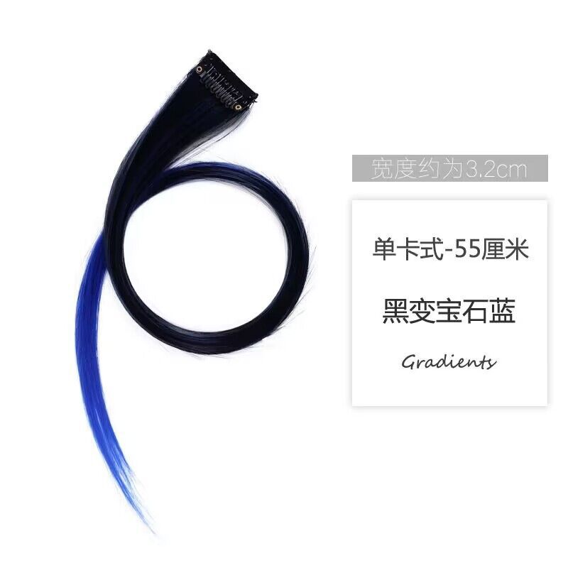 Color oreja teñido peluca de seda de alta temperatura teñido clip de cabello invisible natural una pieza de extensión de cabello sin marcas al por mayor