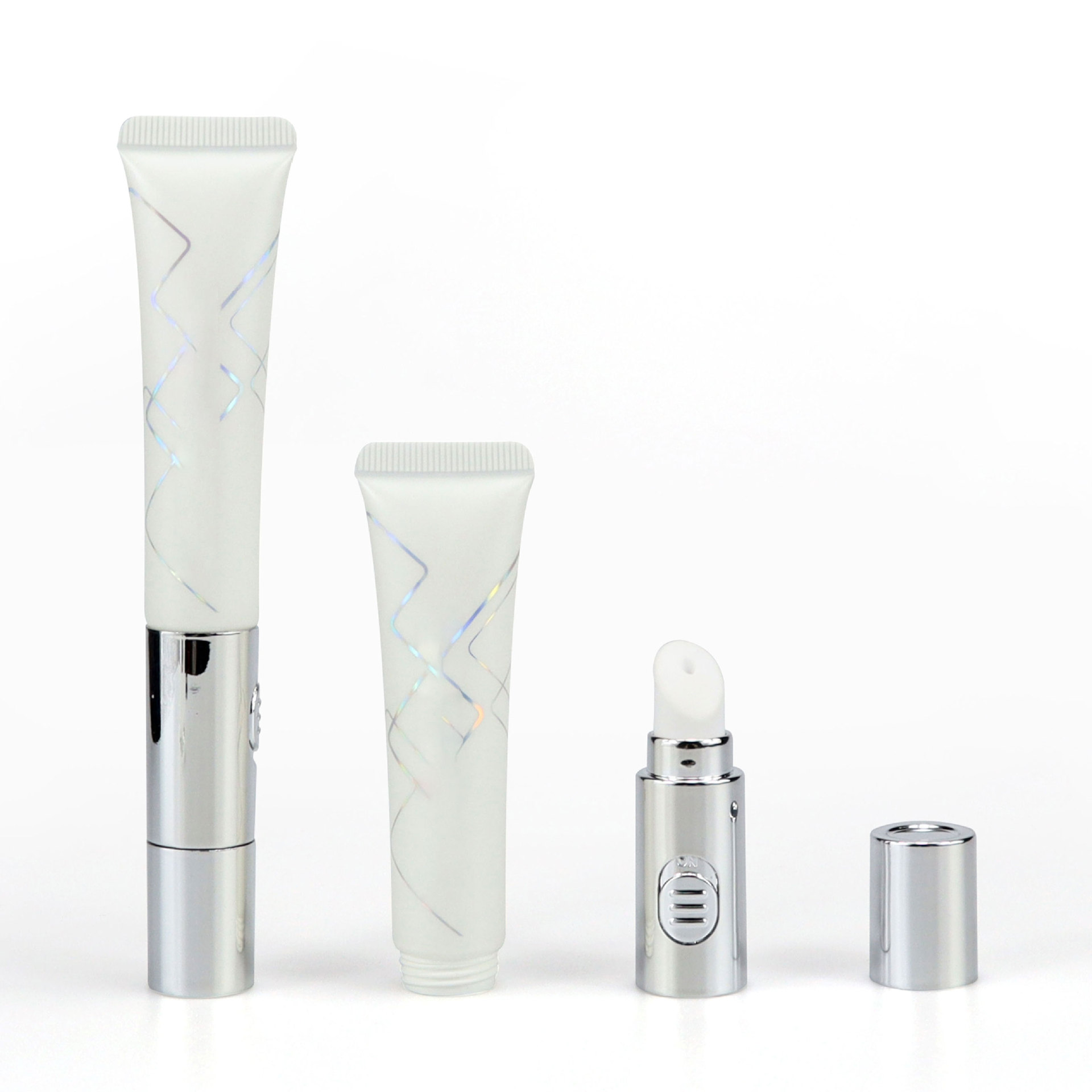 厂家直供注塑PE10ML15ML20ML震动陶瓷按摩包装化妆品通用软管眼霜