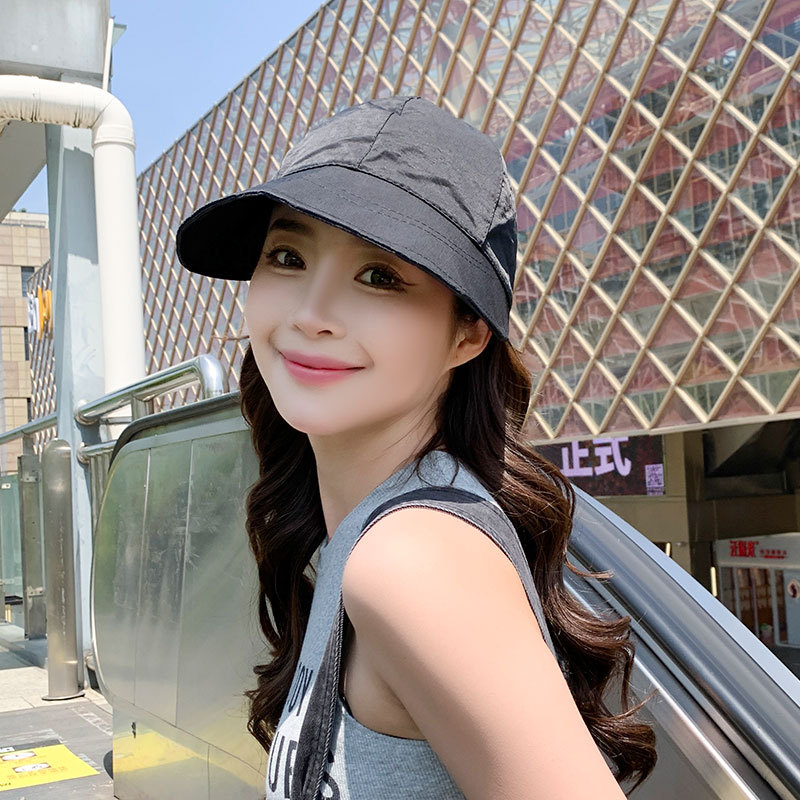 防晒帽女2024新款帽子速干薄款赵露思同款遮阳帽鸭舌太阳帽渔夫帽