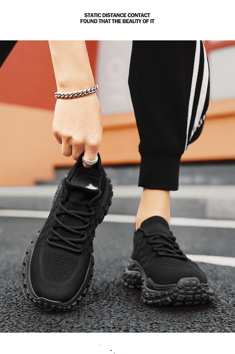 Coconut ins Koreanische Flut Papa Schuhe Jungen fliegen gewebt atmungsaktive Mesh-Bedeckung Füße dicke Unterseite Erhöhung Schuhe Student Herrenschuhe_voghion.com
