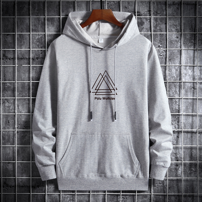 Suéter con capucha para hombre 2023 Otoño Nuevo estilo coreano de moda primavera y otoño ins capa superior suelta a juego