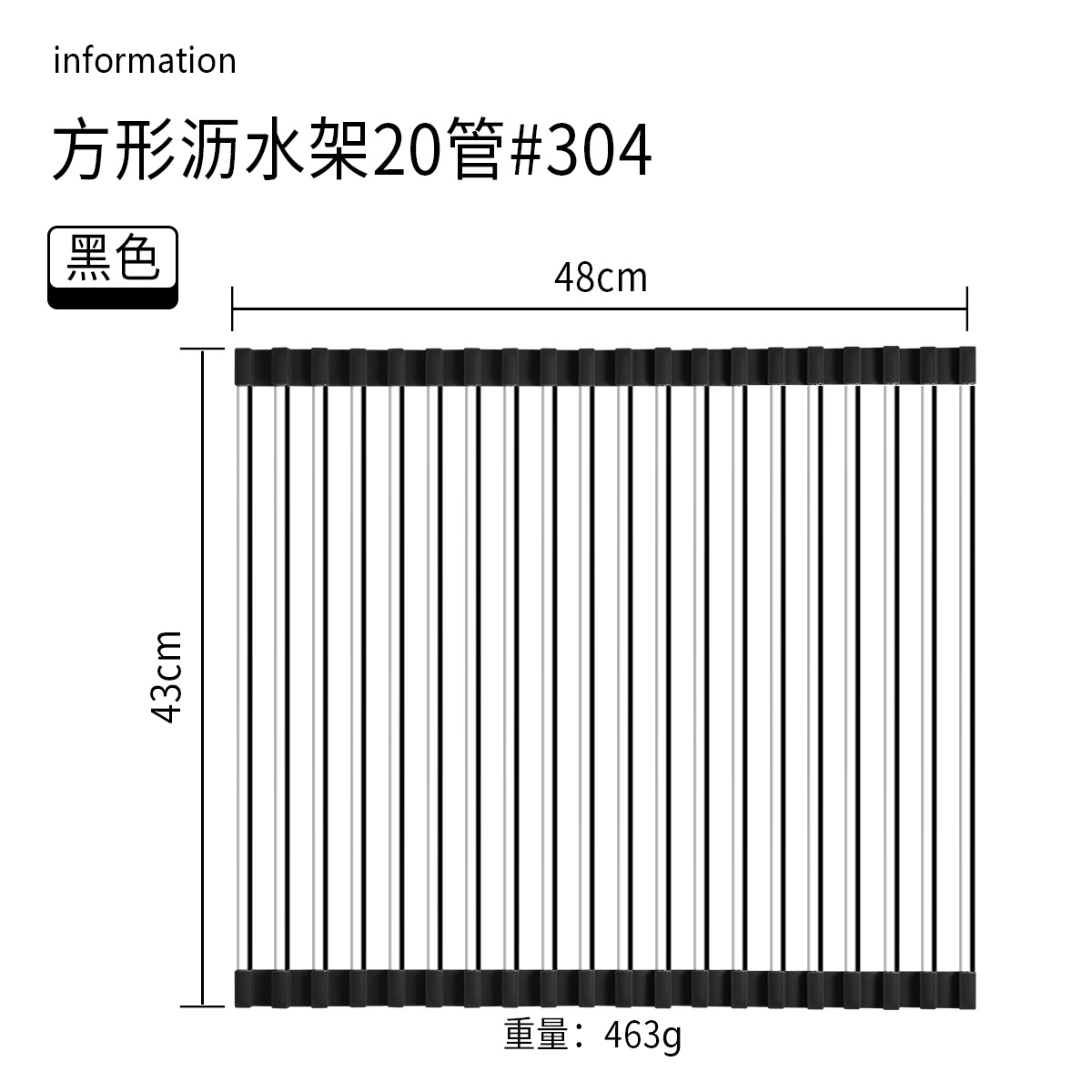 Cocina hogar 304 Escritorio de acero inoxidable integrado plegable tubo cuadrado plato taza obturador fregadero drenaje estante