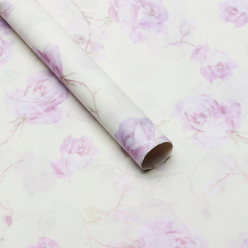 Huaxi pintura al óleo jardín papel de Sydney papel de embalaje de flores papel amasado a mano pequeño regalo floral papel de revestimiento de papel de ramo de bricolaje