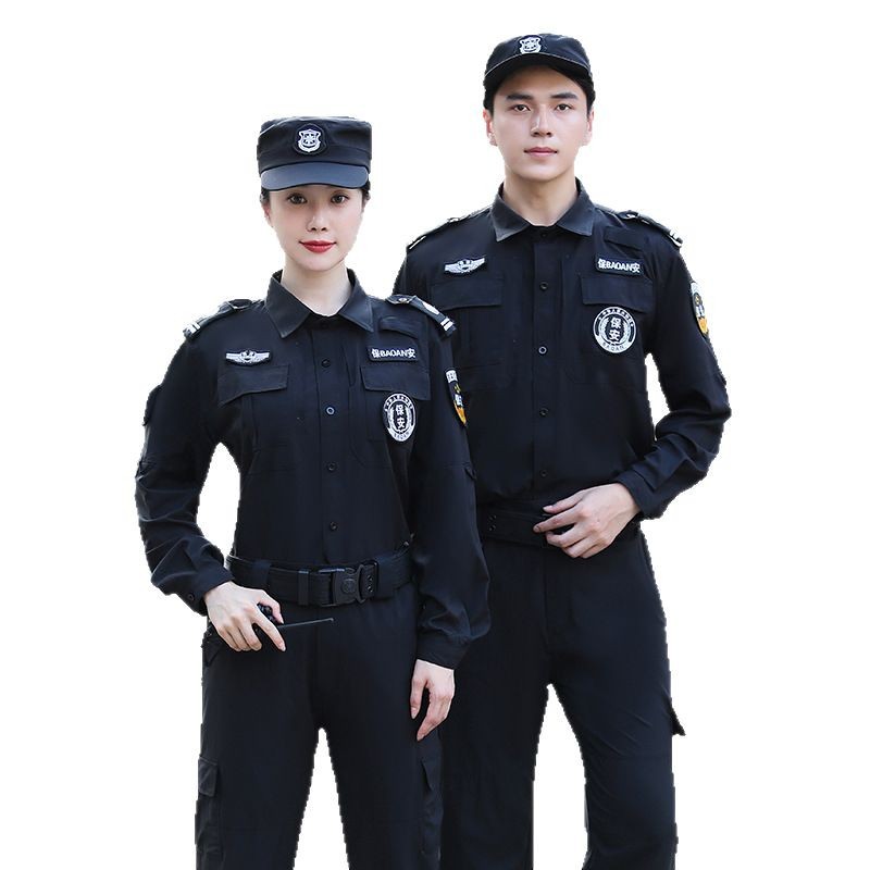511 Quick-Drying Security Clothing Short-Sleeved Work Clothes Short-Sleeved Suit Men's Black Corporate Property Security Training Activity Clothing