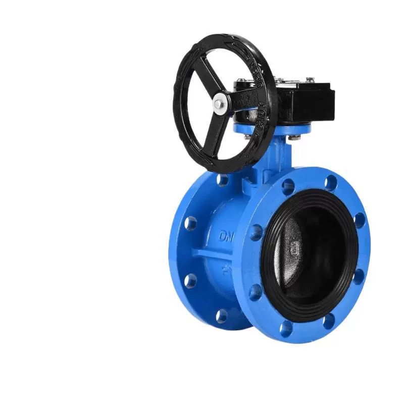D341X-16Q ручной турбо фланец дроссельный клапан мягкого уплотнения шарового чугуна регулировка пластины из нержавеющей стали клапан DN100