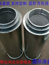 风机消声器镀锌通风管道消音箱空调出风口排烟除尘降噪静压箱