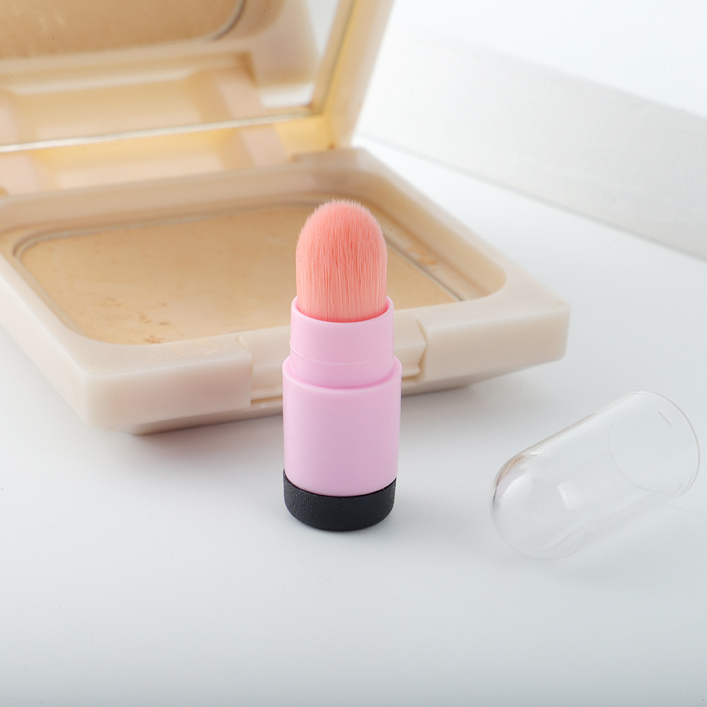 Nuevo Q elástico cabeza redonda de silicona labio cepillo corrector cepillo no roto lápiz labial cepillo portátil dedo vientre belleza herramienta cepillo