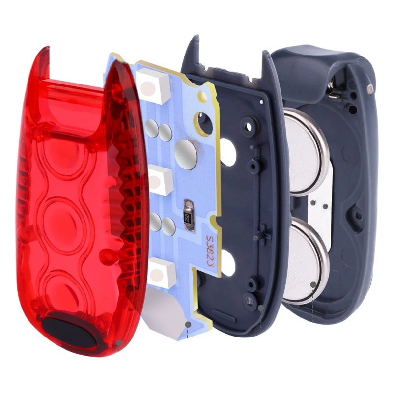 Беговые огни Портативный многофункциональный открытый мини-предупреждающий свет Велосипедный задний фонарь Рюкзак Световой шлем Ходовое предупреждение