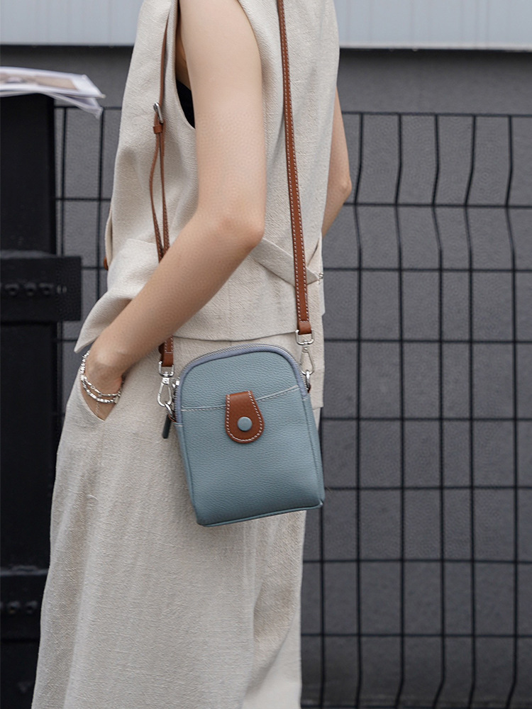 블루 (첫 번째 레이어 소가죽)