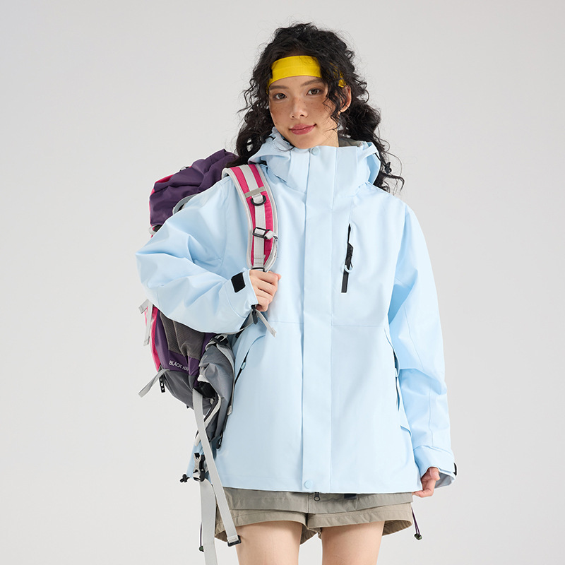 啄木鸟冲锋衣女2025新款秋冬三合一户外巨好看情侣早秋山系夹克男|undefined