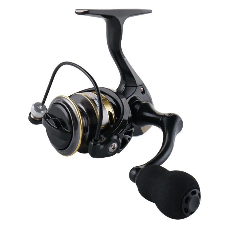 Mini pequeña rueda giratoria Palma tesoro miniatura pequeña rueda de pesca carrete de pesca pequeña rueda de pesca Luya roca pesca Polo mar balsa de pesca